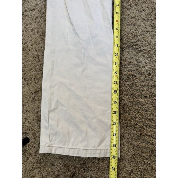 TOMMY HILFIGER Denim Pants Mid-Rise Vintage Carpenter Y2K Light Wash Sz 6 30x30 - Picture 14 of 15